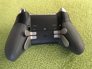 Back view of Xbox Elite Controller